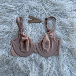 Skims Smoothing Intimates Unlined Full Coverage Bra Clay Size 34D